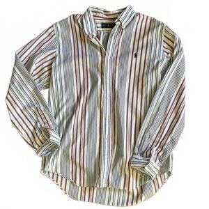 Polo Ralph Lauren Men's Vertical Stripe Dress Shirt